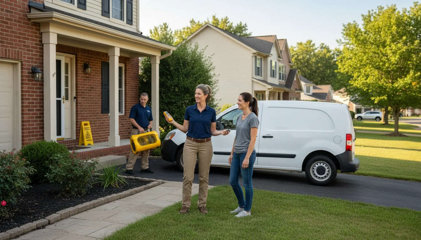 Water restoration image for Dehumidification And Cleanup Services in Double Springs, AL